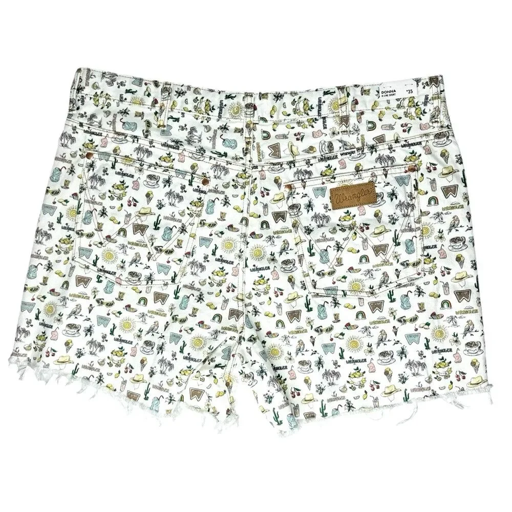 Wrangler Women's Donna‎ High-Rise A-Line Shorts, 5-Pocket, 5